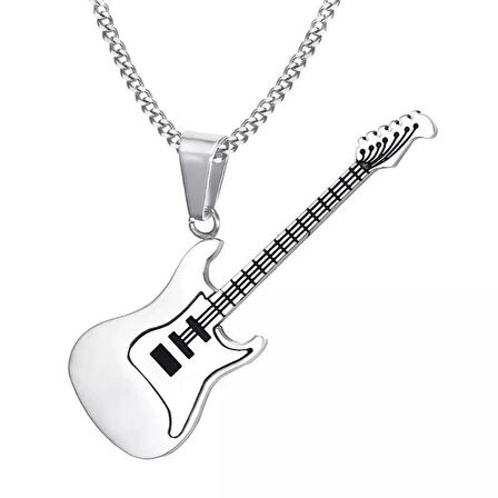 Yüksek Kalite Çelik Titanyum Gitar Kolye Metal Renk