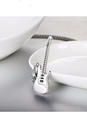 Yüksek Kalite Çelik Titanyum Gitar Kolye Metal Renk