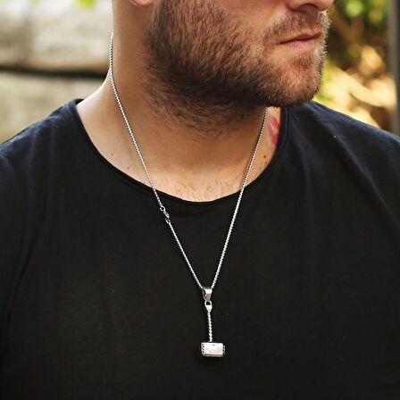 Marvel The Avengers Thor Çekiç Çelik Kolye