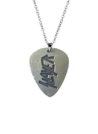 Slayer müzik grubu Pena çift taraflı Kolye