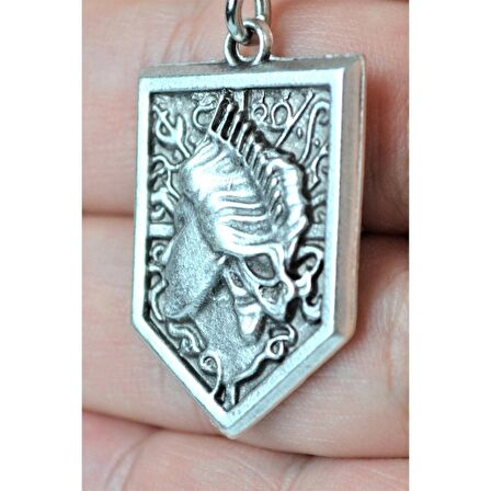 Anime Attack On Titan Acrylic Maria Kolye Erkek Kadın Antik Gümüş Kaplama 60 cm Zincir