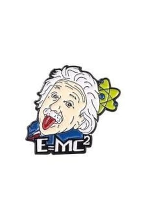 Fizik Einstein E=MC2 Bilim Formül Hediyelik Rozet