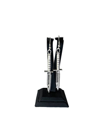 Hançer / Bıçak Figürlü Küpe