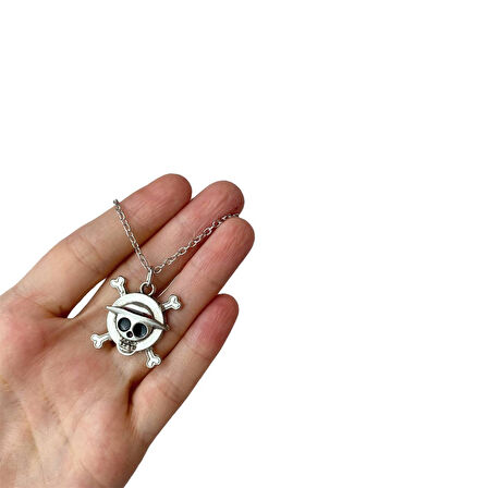 One Piece Anime Kurukafa Gotik Kolye