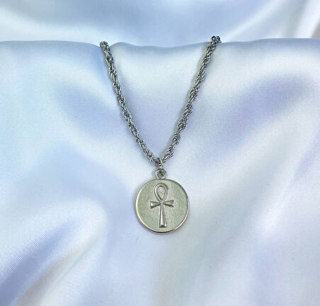 Ankh Nil'in Anahtarı Gotik Unisex Haç Kolye