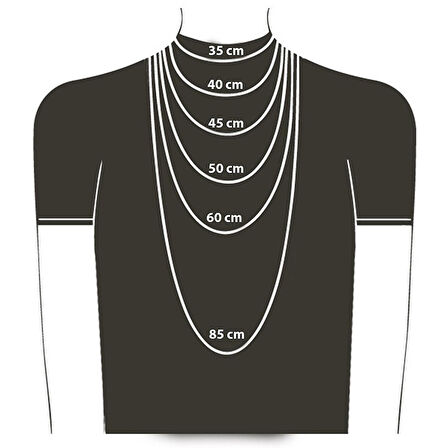 Kalp Kilit İkili Kolye Çift 60cm Gümüş Kaplama