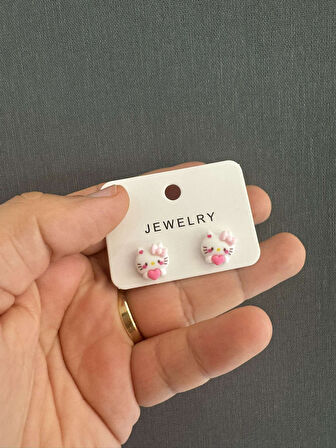 Hello Kitty Çocuk Küpe 