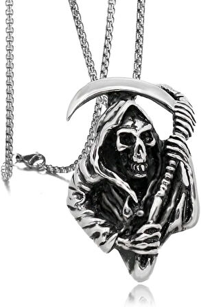 Ölüm Meleği Paslanmaz Çelik A Plus Kalite Kolye