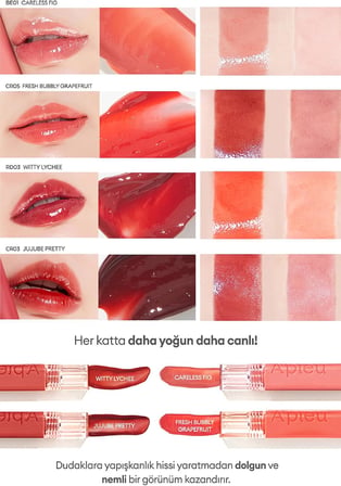 A'PIEU Pürüzsüz Görünüm Sunan Gün Boyu Kalıcı Tint A'pıeu Juicy Pang Tint (CR07 ORANGE POEM)