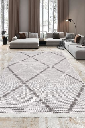 ANATOLIA HALI RİO-Bej/Gri-Salon, Oturma Odası, Çocuk Odası ve Koridor Halısı