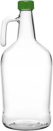 PAŞABAHÇE Galon Şişe 3 Litre, Plastik Kapak, Sarı 2003C Yeşil 2307C