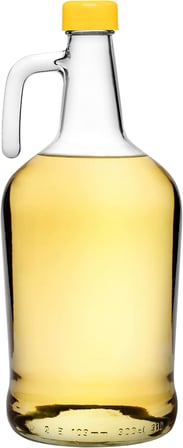 PAŞABAHÇE Galon Şişe 3 Litre, Plastik Kapak, Sarı 2003C Yeşil 2307C