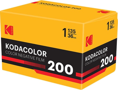 Kodak Kodacolor 200 35mm 135 Renkli Analog Film – ISO 200, 36 Pozlama, C-41 1928S