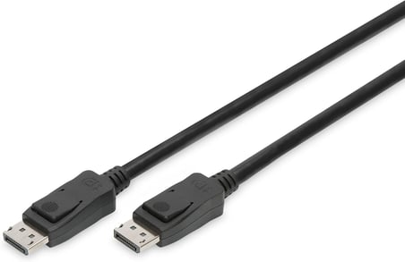 Displayport bağlantı kablosu - 2 m - Displayport 1.4 - UHD-II 8k/60Hz - 4k/120Hz - monitörler, grafik kartları için uygundur - siyah