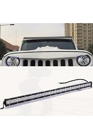 YÜKSEK PERFORMANSLI BEYAZ OFF ROAD ÇAKAR LED BAR 97 CM 10-30V 54W