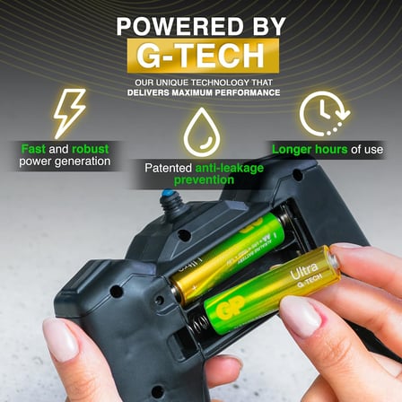 Batteries Ultra Alkalin G-Tech +80%More Power 40xAA-Lr6-1.5 Volt Kalem Pil, 40'Lı Paket
