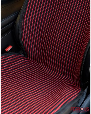 Oto Koltuk Koruyucu Kılıf Terletmez Kilim Seti 2 Ön+1 Arka 3lü Set Universal Kırmızı