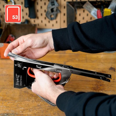 Zımba teli Tip 53, 14 mm zımba, 5.000 adet büyük paket, ahşap ve kumaşlar için ince tel kıskaçlar