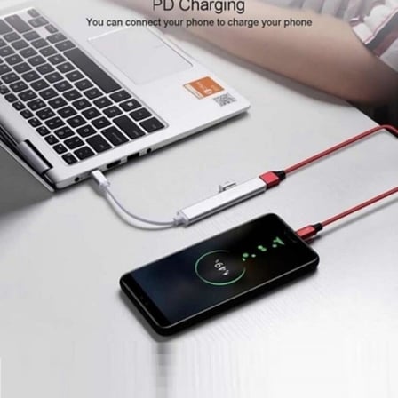 TrkTech Type - C 4 Girişli Usb Çoğaltıcı Type-c To Usb Hub 4 Ports