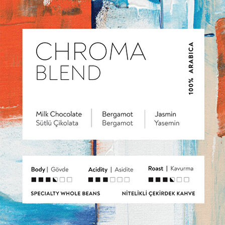 Chroma Coffee Signature Series Çekirdek Kahve Seti-5 %100 Nitelikli Arabica 2x250gr