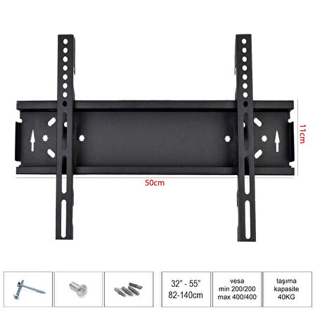 UFİX 5011-S Lcd Askı Aparatı Sabit 32-55 İnç 82-140cm