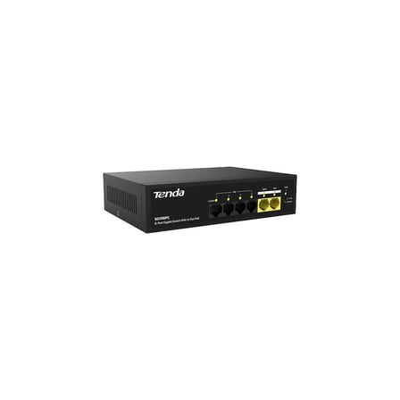 Tenda SG106PC 6 Port 4 Port Poe+ 10/100/1000 2 Port Uplink Switch Çelik Kasa