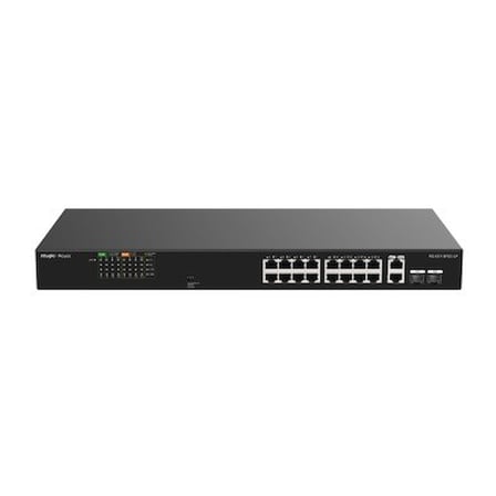 Ruijie Reyee RG-ES126FGS-LP 24 Port FE PoE 180W +2GE +1COMBO Yönetilemez Switch