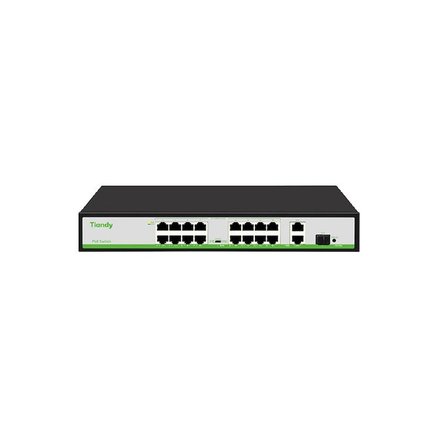 Tiandy TC-P3S019 H/1621/AT/180 16 Port Yönetilmeyen POE Switch (16E + 2G + 1SFP)
