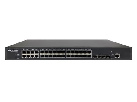 BDCOM S2900-24S8C4X-2AC 32 Port L3 24x1000 SFP 8xCOMBO 4x10G SFP+ Yön. Omurga Sw