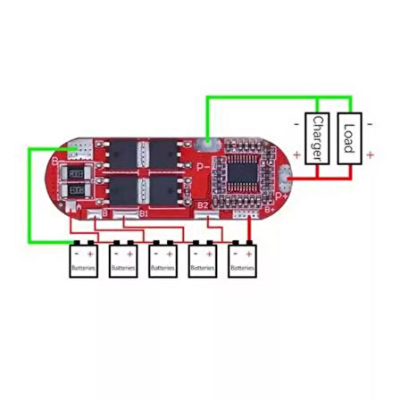 5S 25A Li-ion PCB BMS