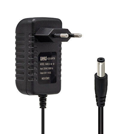 24 Volt – 1 Amper 5.5*2.5 Uçlu Adaptör 