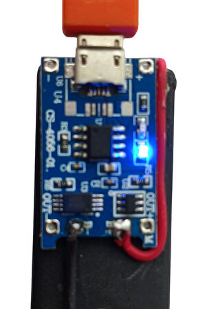 Micro USB. Tekli 18650 Li-ion Pil Şarj Cihazı TP4056