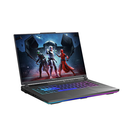 Asus Rog Strix G16 G614PH Amd Ryzen 9 8940HX Aı 24GB GB 512GB SSD +512GB SSD 8GB/RTX5050 Gddr7 115W 16" Wuxga 165Hz 300NİTS  Windows 11 Home Gaming Laptop WARV057H02+ZETTAÇANTA