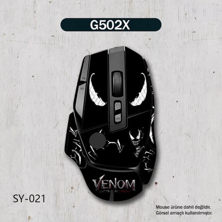 G502X Uyumlu Gaming Mouse Grip Tape – Kaymaz Ter Emici Yapışkanlı Koruyucu Mouse Kaplama Sticker – SY021