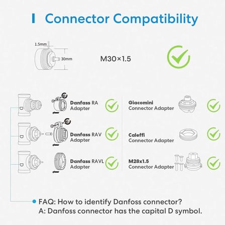 Meross Akıllı Termostat Vanası ve Hub, HomeKit Uyumlu Akıllı Radyatör Vanası, WLAN Akıllı Termostat, Uzaktan Kontrol, Siri Alexa Google Assistant Uyumlu, 6 Adaptör, Beyaz