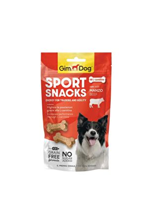 Gimdog Sportsnacks Beef - Sığır etli Ödül Tableti 60 gr