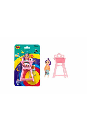 Anlily Mama Sandalyeli Oyuncak Bebek