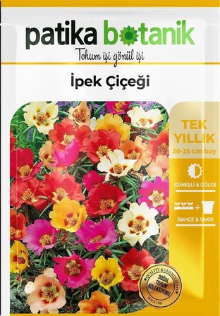 100 Adet İpek - Şellaki (Portulaca Grandiflora) Çiçek Tohumu