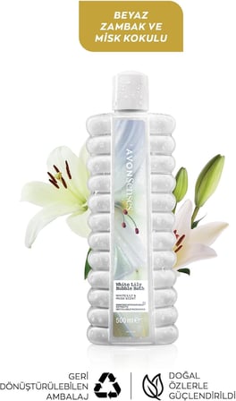 White Lily Zambak Banyo Köpüğü 500 Ml.