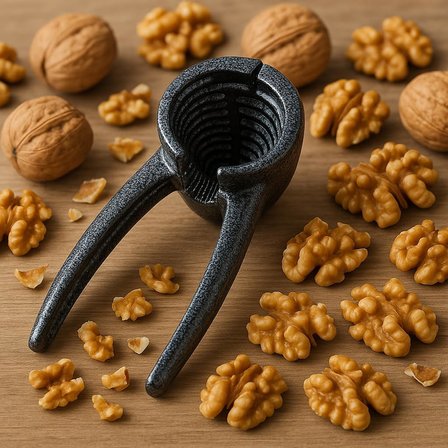 Döküm Ceviz ve Fındık Kıracağı – Ergonomik Saplı, Kaymaz Yüzeyli, Dayanıklı Dökümalüminyum, Fındık Badem Kıracağı – Güçlü Yay Sistemi ile Kolay Kırma