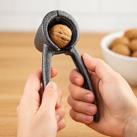 Döküm Ceviz ve Fındık Kıracağı – Ergonomik Saplı, Kaymaz Yüzeyli, Dayanıklı Dökümalüminyum, Fındık Badem Kıracağı – Güçlü Yay Sistemi ile Kolay Kırma