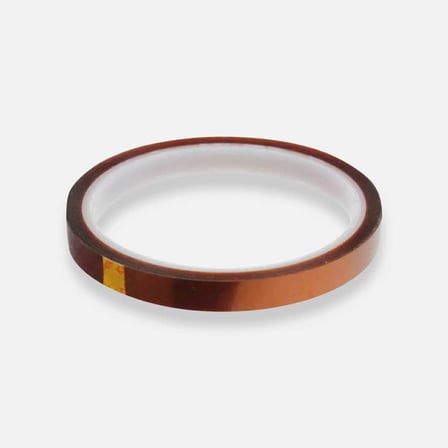 Kapton Bant 10mm x 30 Metre Yüksek Düşük Sıcaklık -73C 260C Termal Isıya Dayanıklı Güçlü Yalıtım Çizilmeye Yırtılmaya Dirençli Çözücülere Dirençli Polyimide Maskeleme Elektronik Tamir PCB SMT
