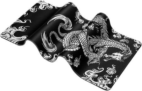 Klasse Pro - 4 Farklı Model Dikişli Kenar 100x50 cm Oyuncu Gaming Mouse Pad (Dragon Knot)
