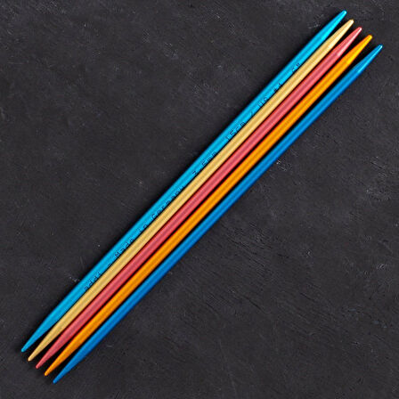 Addi Colibri 3,5mm 15cm Renkli Çorap Şişi - 204-7