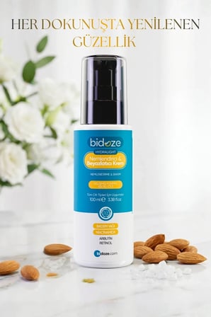 Bidoze Hydralight Nemlendirici & Beyazlatıcı Krem 100 Ml