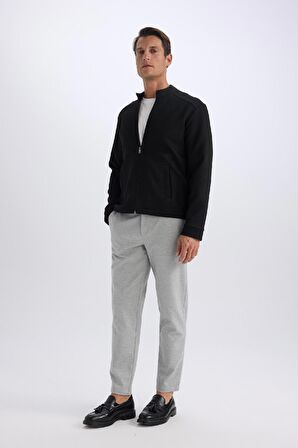 DeFacto Jogger Düz Paça Her Yöne Esneyen Yazlık Kumaş Pantolon T6317AZ25SPGR210