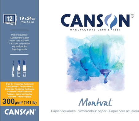 Pad Canmontv 12S 24X32 300G Suluboya Blokları