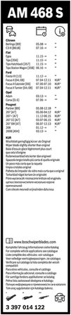 Aerotwin Silecek Seti Opel Corsa D (2006-2019) [650/400 mm] AM468S 3397014122