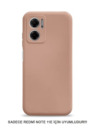 Redmi Note 11E Uyumlu Kamera Korumalı Darbeye Dayanıklı Renk Atmayan Fab Silikon Kılıf