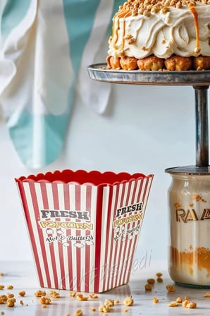3 Adet Patlamış Mısır Kovası Popcorn Kutusu Seti, 7480000717470